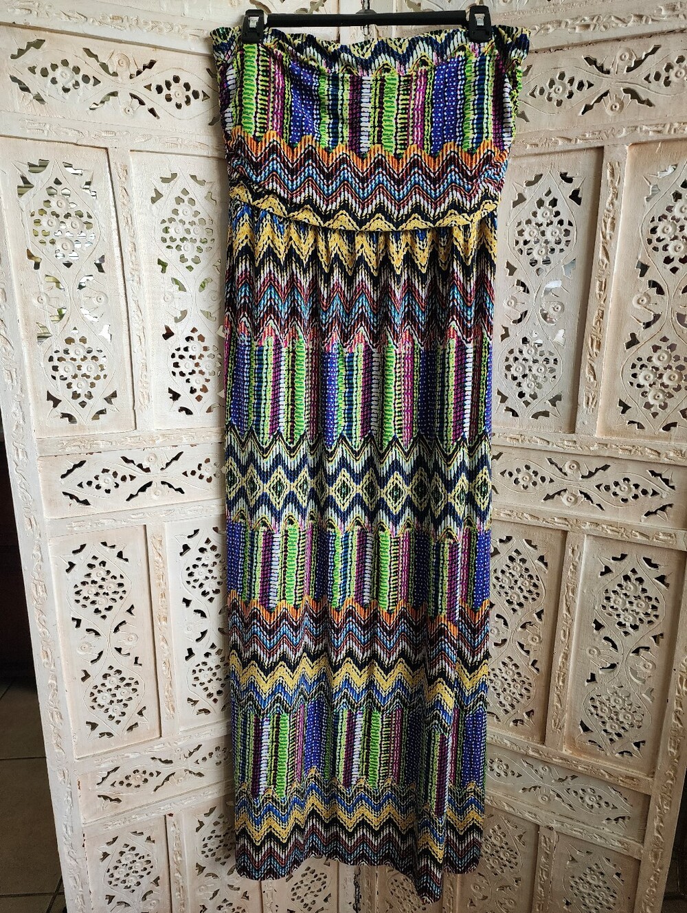 Mlle Gabrielle Strapless Maxi Dress- Size XL
